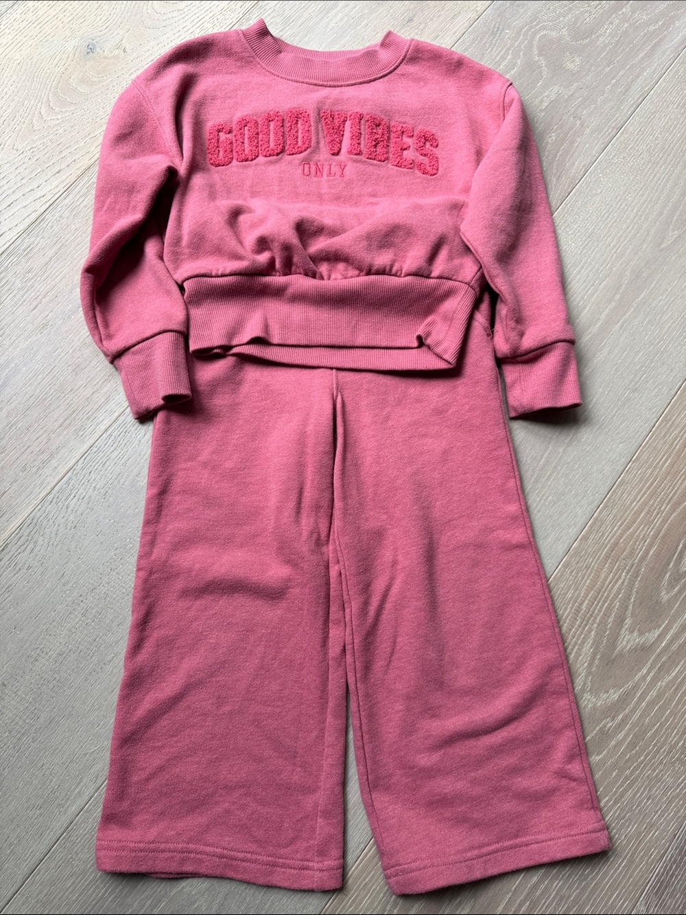 OshKosh B'gosh Pink 'Good Vibes' Two-Piece Set
